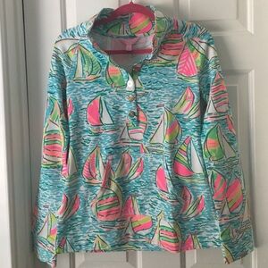 Lilly Pulitzer Multicolor Sailboat Print Top